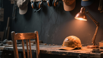 One desk, many hats — a solo builder cutting away the roles that don't matter
