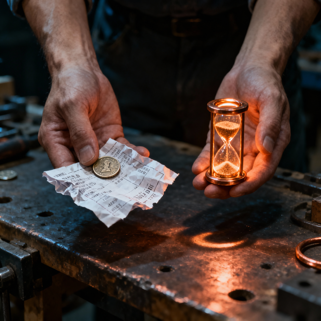 A solo builder weighing a pricing decision between two options